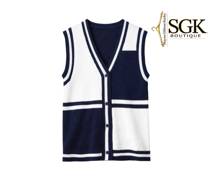 Final Sale|Color-block Sweater Vest