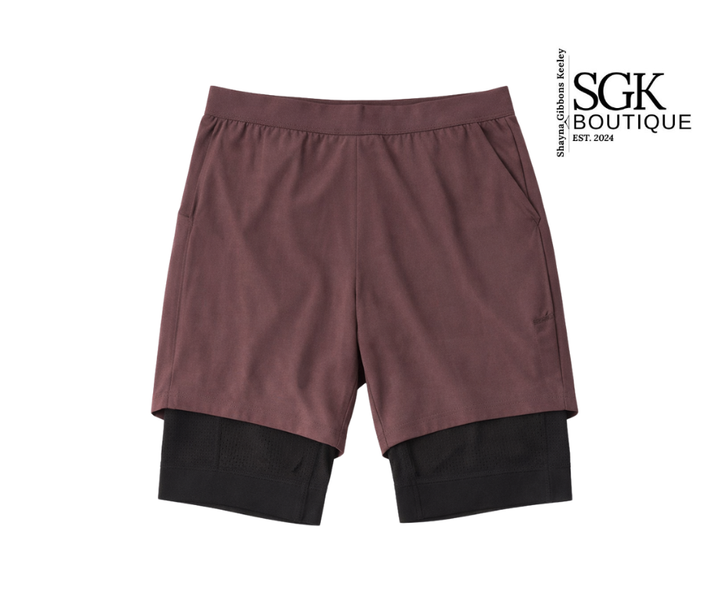 FINAL SALE|Double-layer Shorts