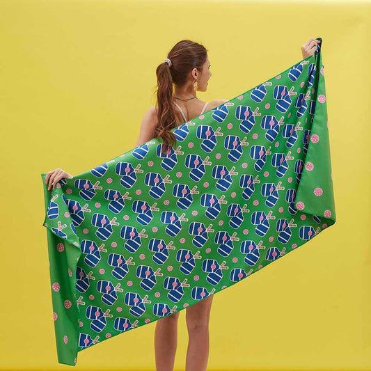 FINAL SALE: PICKLEBALL FUN Reversible Beach Towel