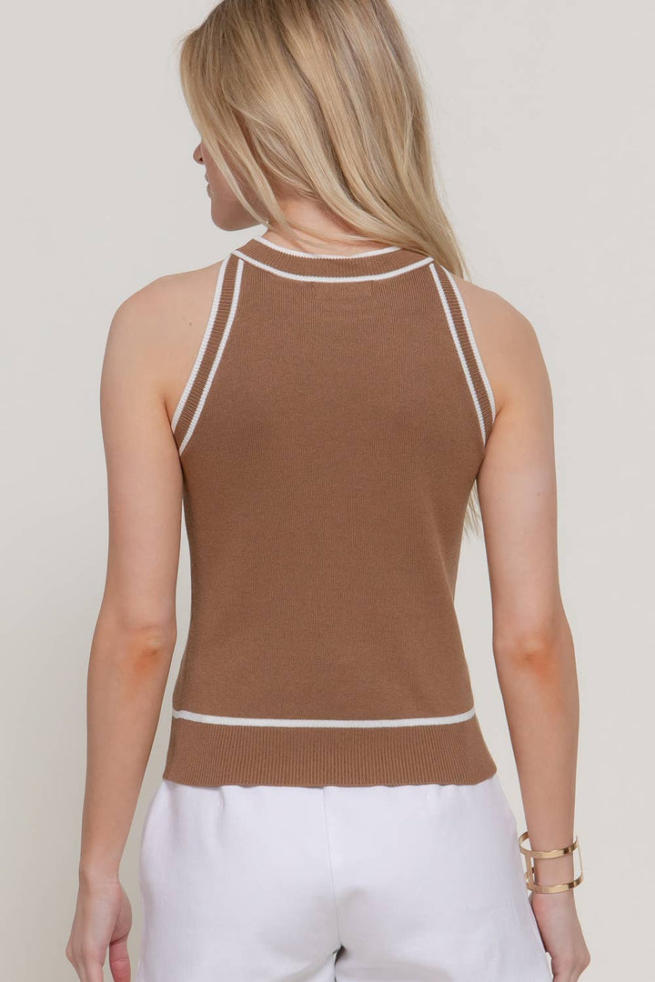 Contrast Stripe | Halter