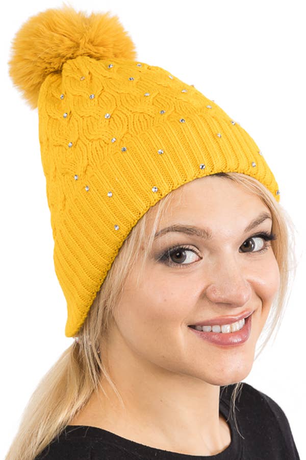 STUDDED BEANIE