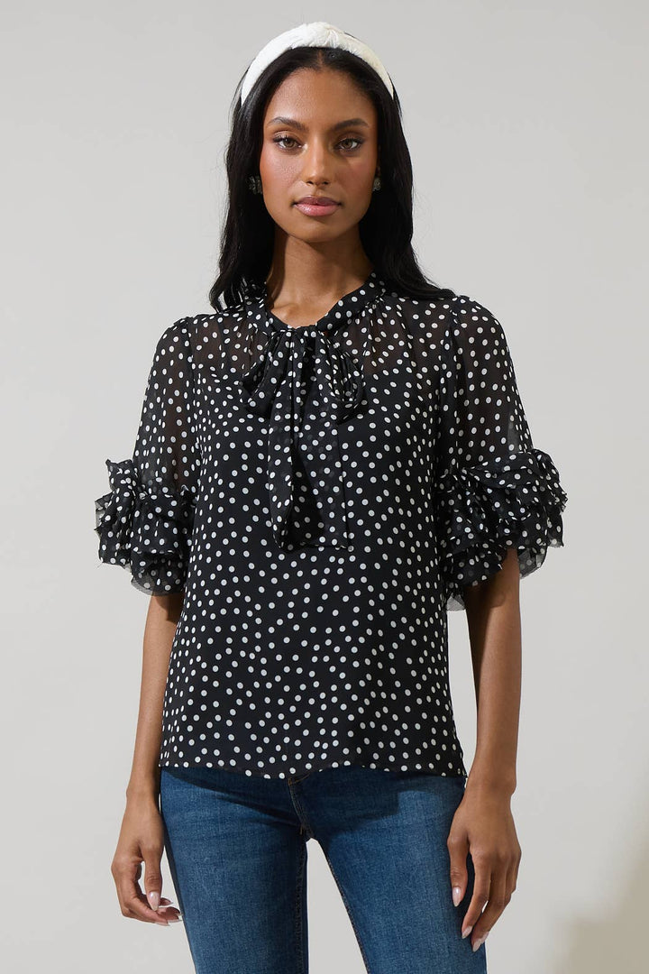 Final Sale|Jinni Dot Blouse