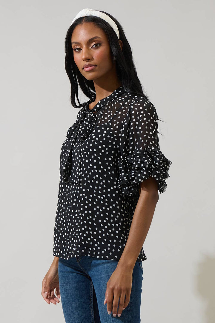 Final Sale|Jinni Dot Blouse