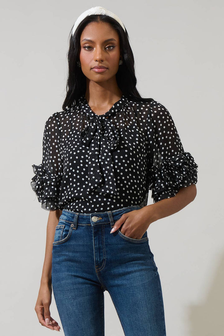 Final Sale|Jinni Dot Blouse