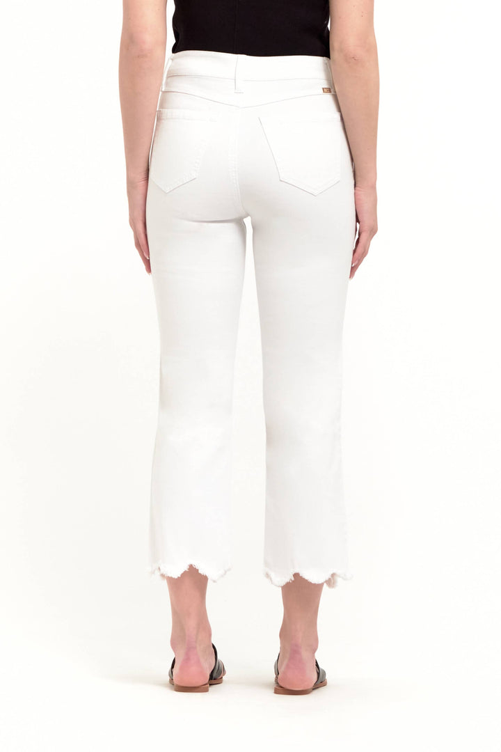 White | Scalloped Hem