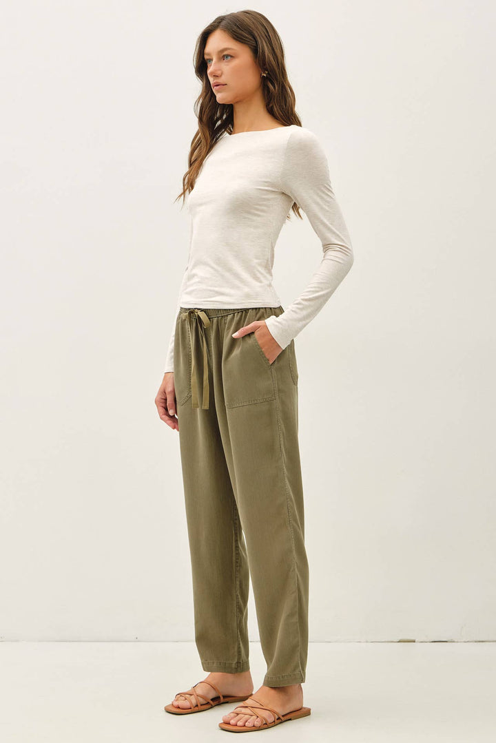 Tencel | Elastic Pants