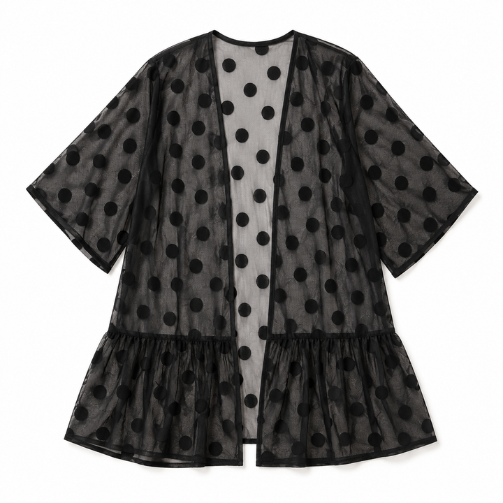 Bell Sleeve | Dot Cardigan