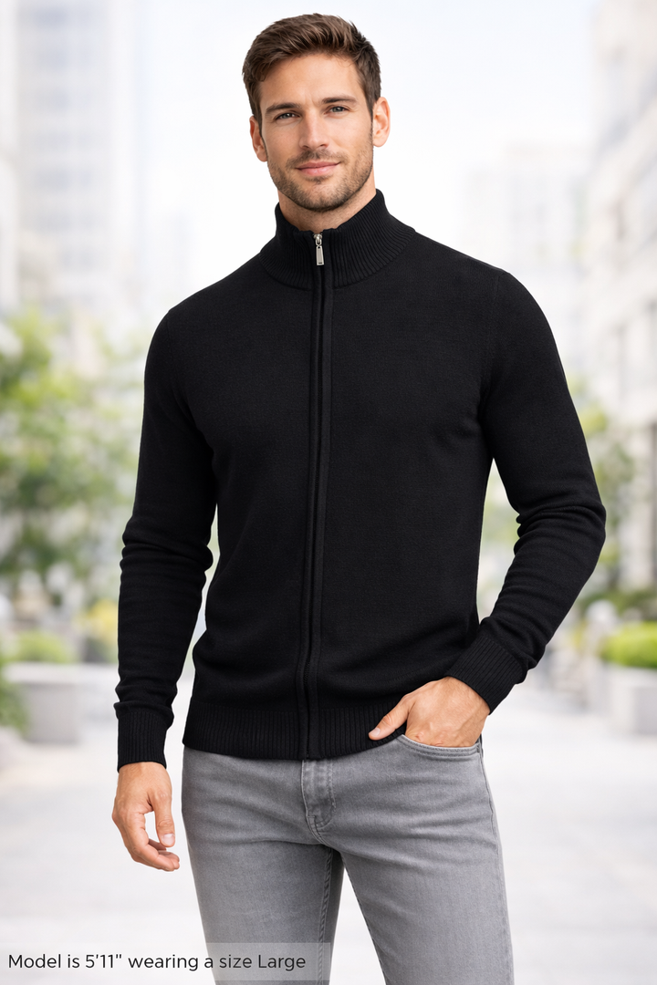 Final Sale | Full Zip Sweater