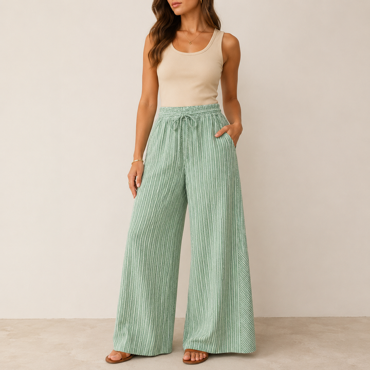 Stripe Patch Pocket | Pant