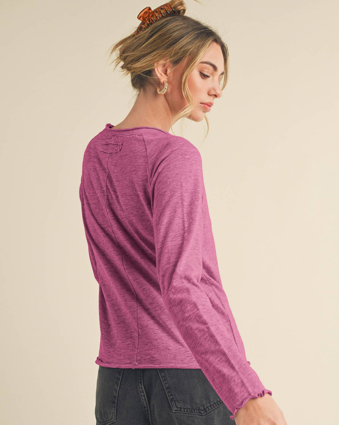 Gwen | Berry Long Sleeve
