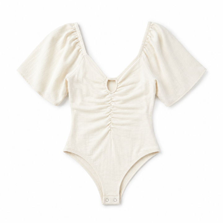 Ruched | Off-the-Shoulder Bodysuit