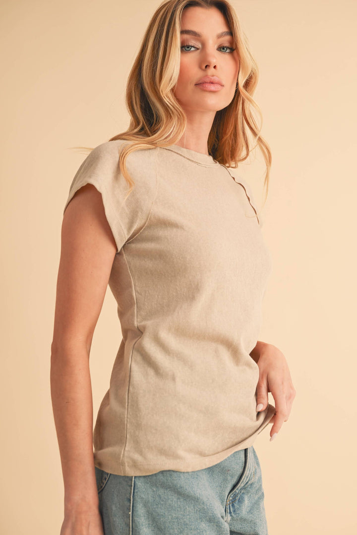 Ivy Tee | Relaxed Oat Shirt