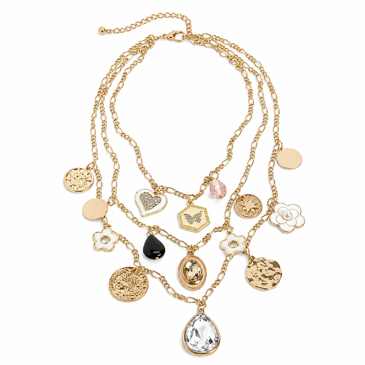 Layered Charm Necklace