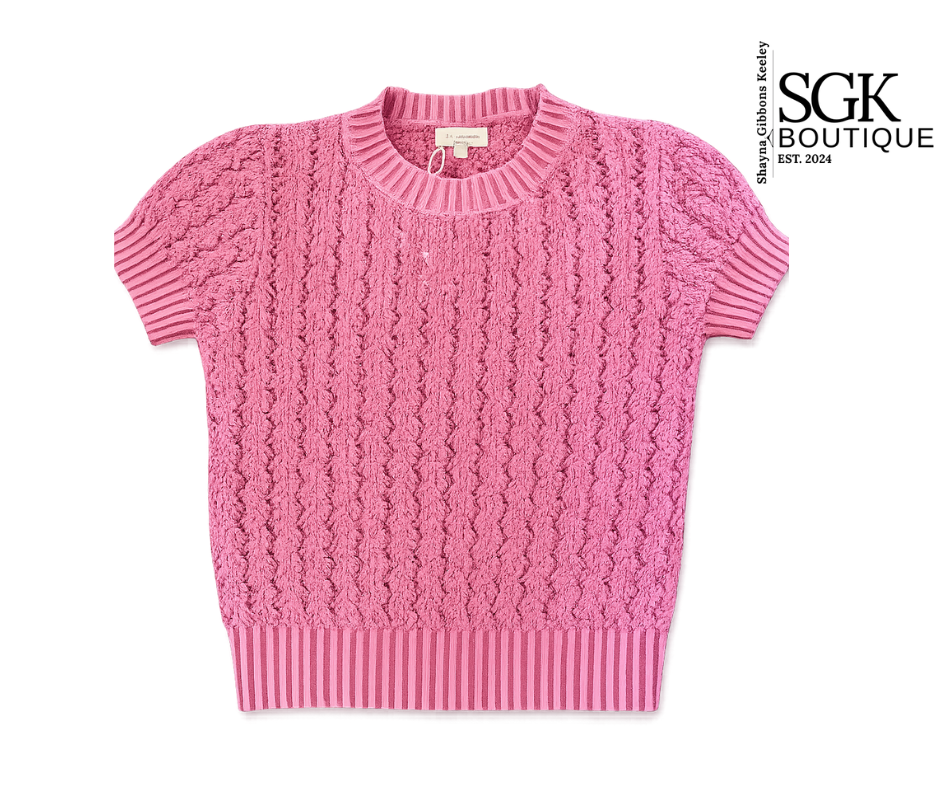 Crochet Sweater|Lightweight Textured Knit