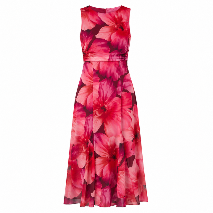 Floral | Ruched Dress