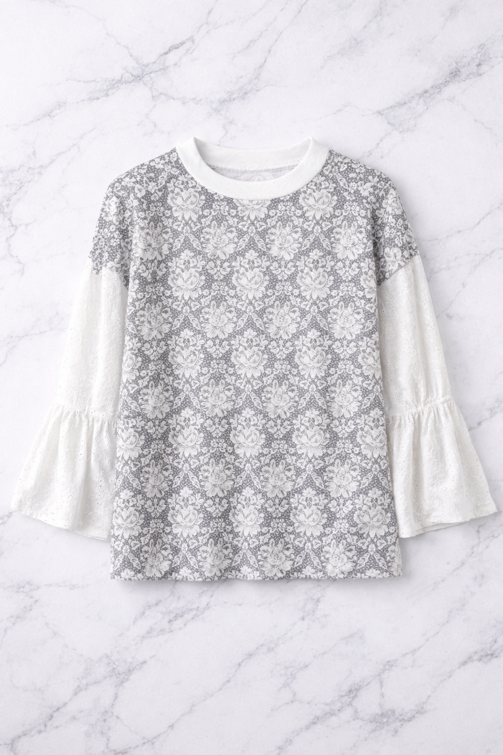 Crochet Knit|Lightweight Patterned Top