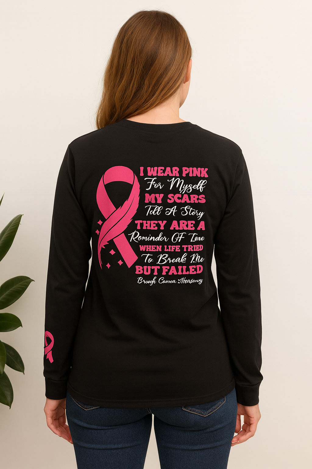 Feather Ribbon Long Sleeve