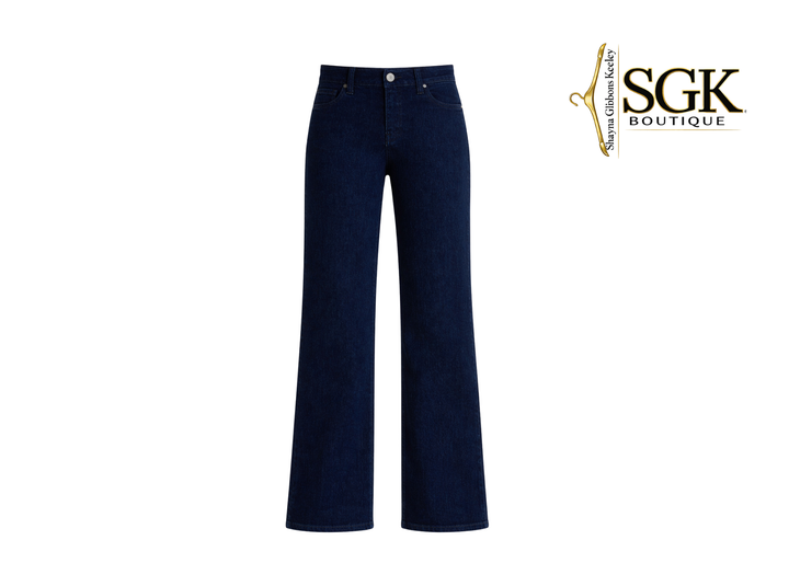 Rinse Wide Leg Jeans| Petite