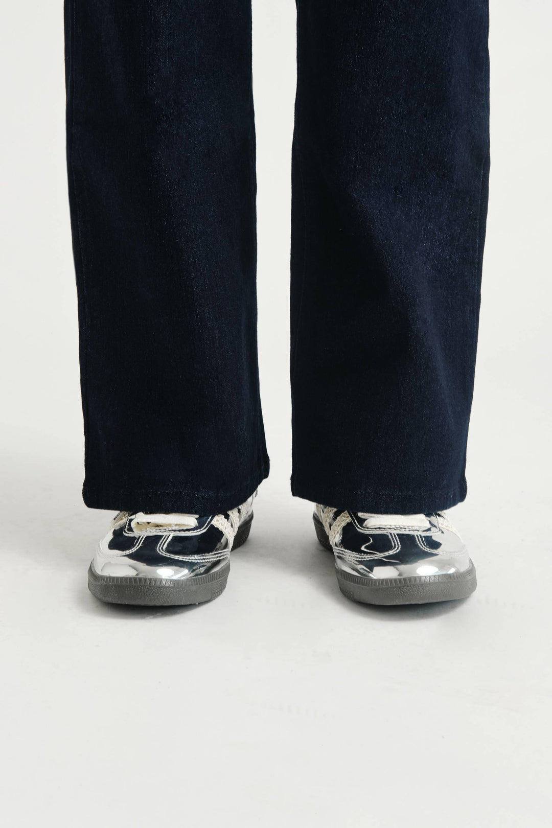 Rinse Wide Leg Jeans| Petite