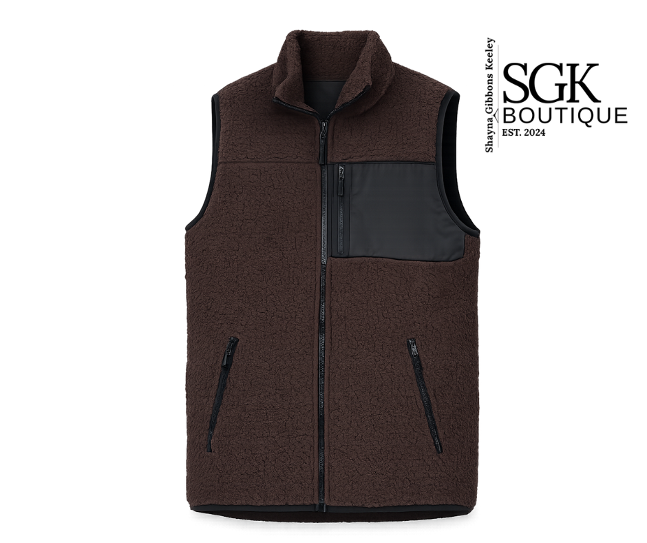 Unisex Sherpa Fleece Vest|Cozy Layer