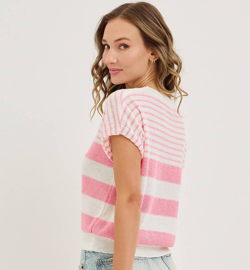 Striped Crew | Knit