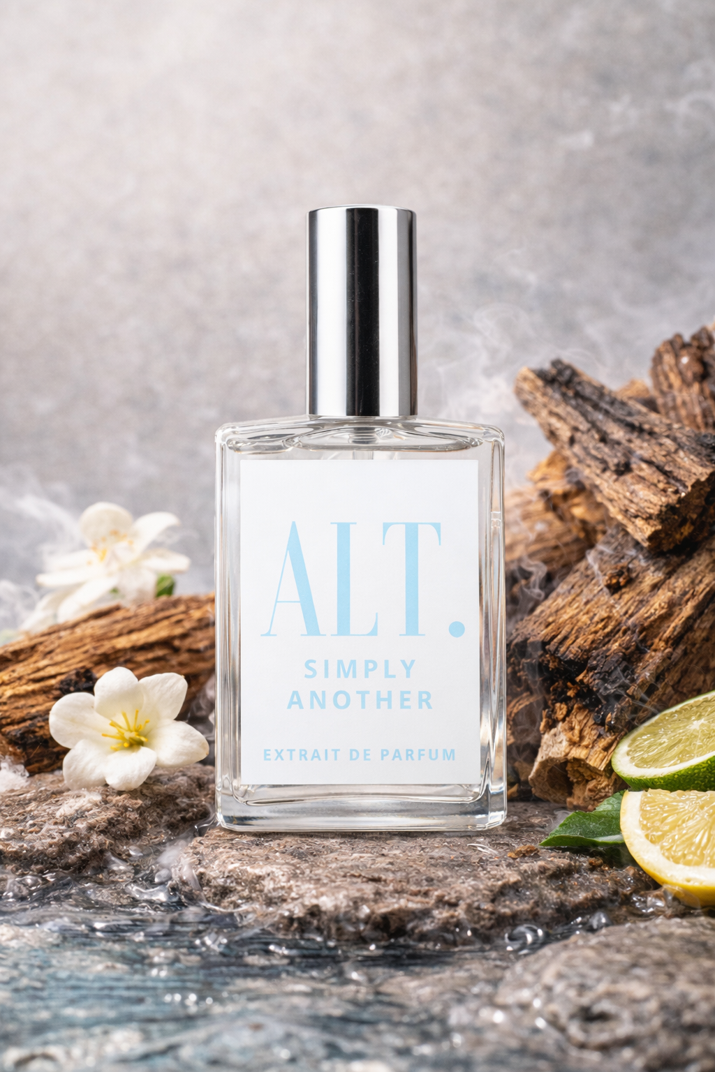 Perfume bottle labeled &