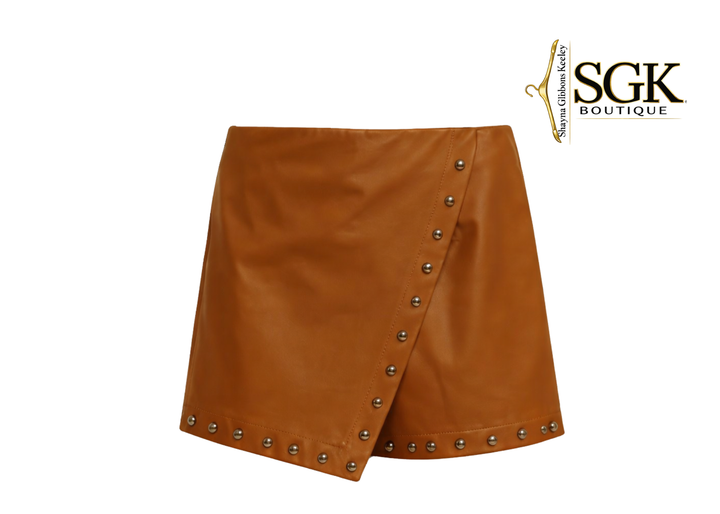 FINAL SALE|Studded Skort