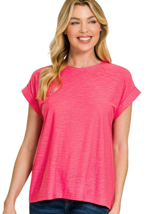 Slub Rolled Tee | Everyday Knit