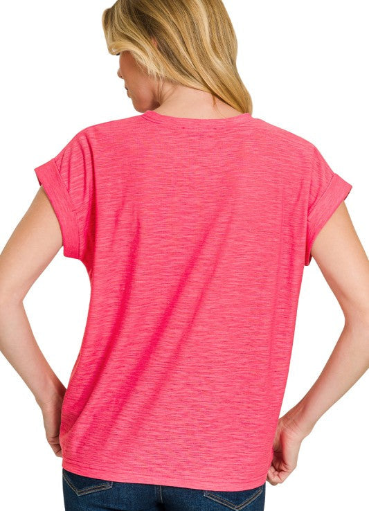 Slub Rolled Tee | Everyday Knit
