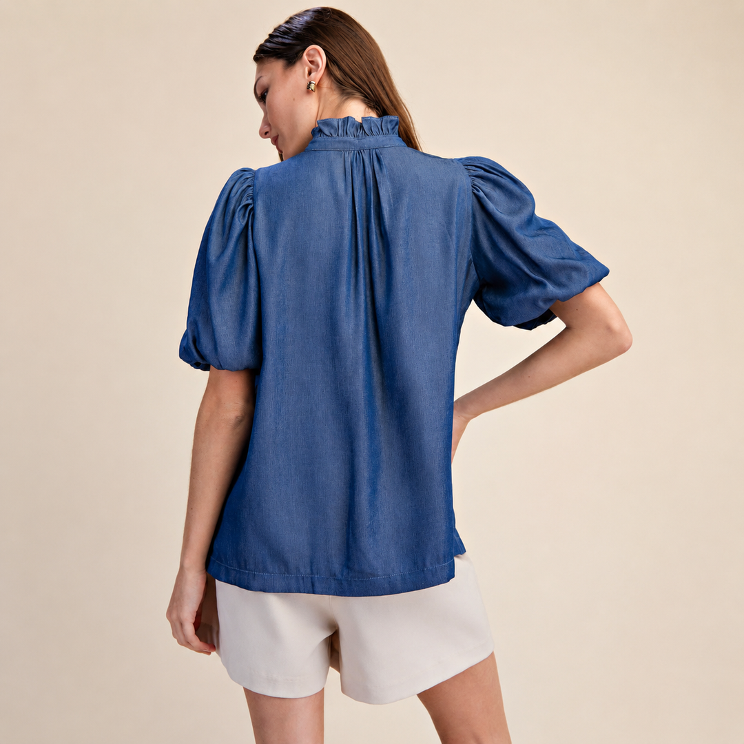 Smocked | Ruffle Blouse