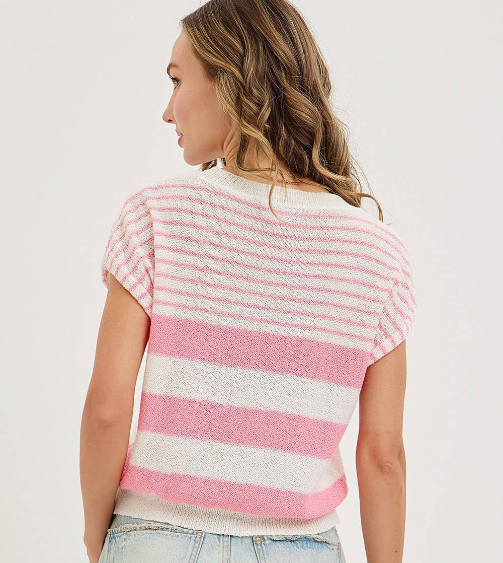 Striped Crew | Knit