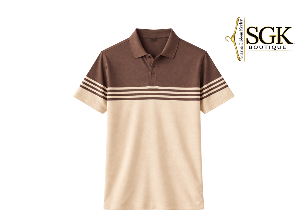 Colorblock Striped Polo