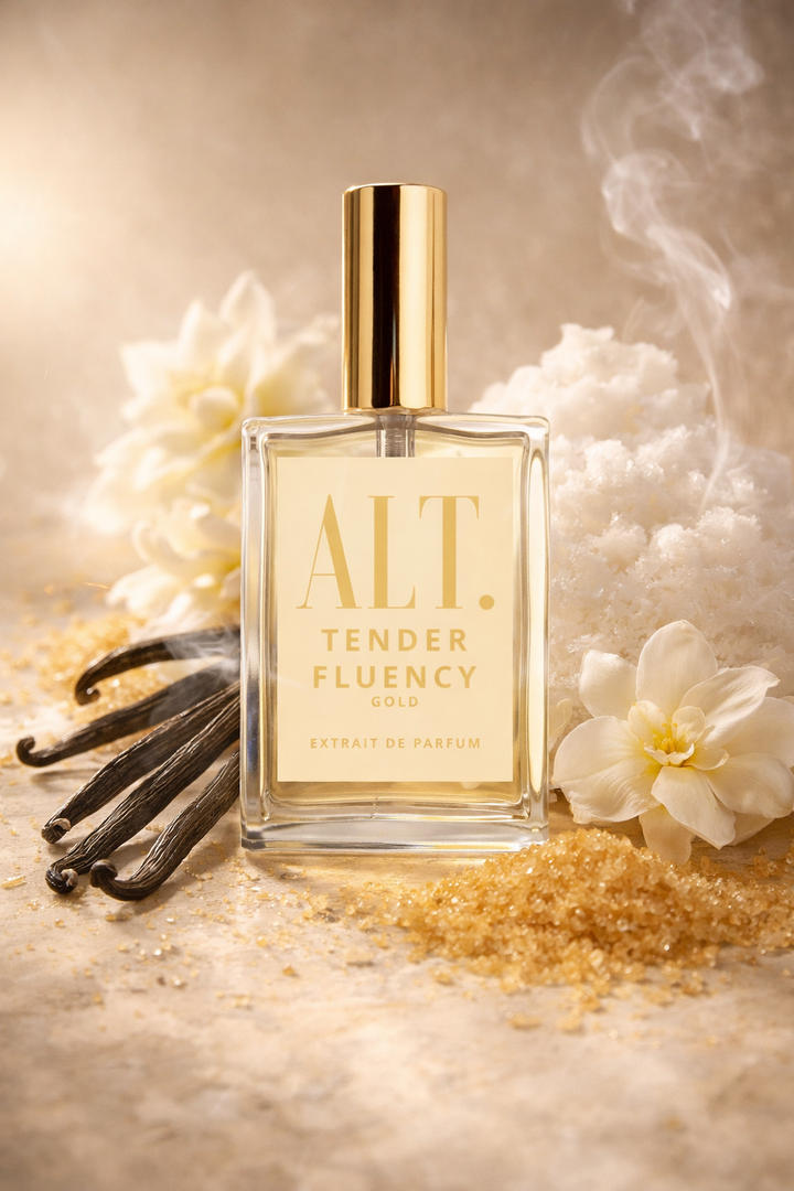 Perfume bottle labeled &