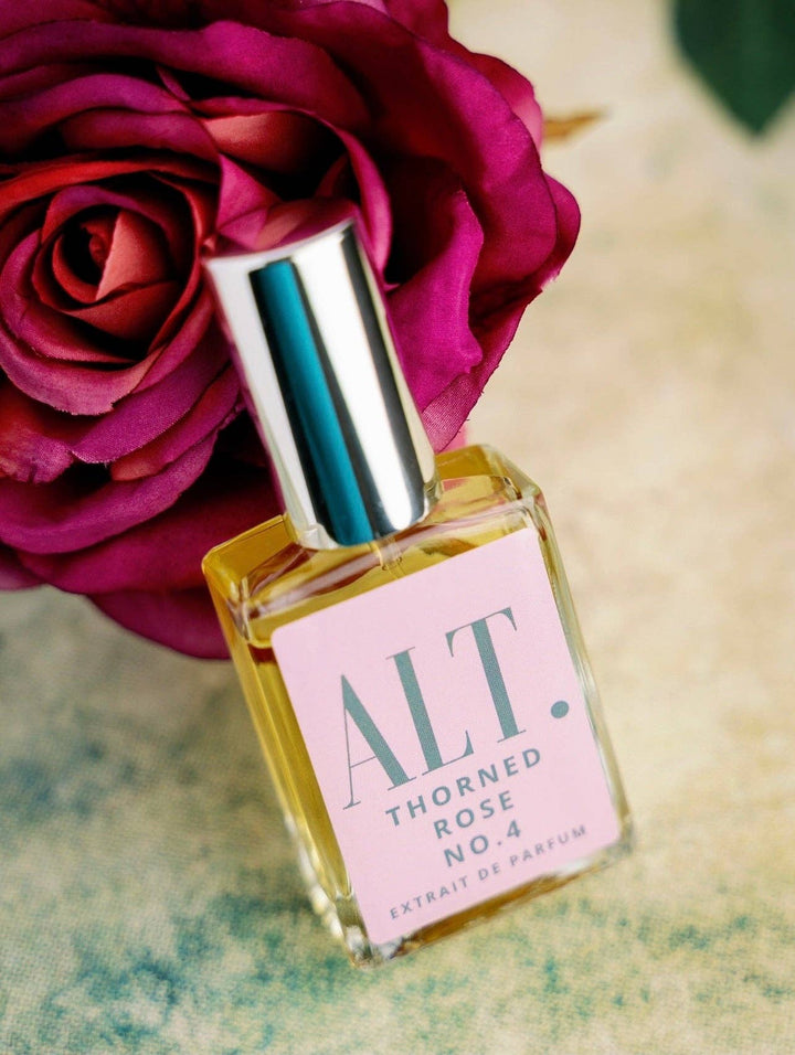 Perfume bottle labeled &